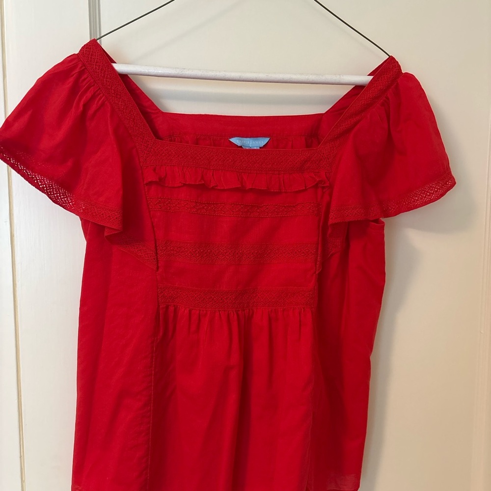 Draper James Red Maren blouse